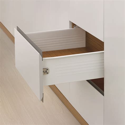 metal box drawer system|kitchen metal drawer box sides.